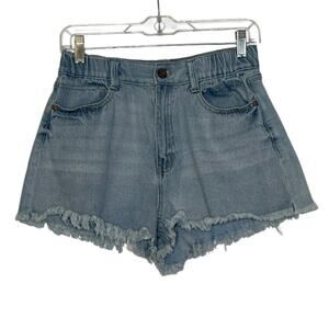 Sincerely Jules blue cut out high waist shorts size 29